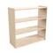 Flash Furniture Bright Beginnings Commercial 3 Shelf Wooden Classroom Open Storage Unit, Natural MK-KE23971-GG - alternate 1